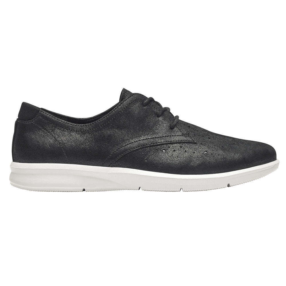 Rockport Womens Oxfords Black - Ayva - UK 637-TKMQON